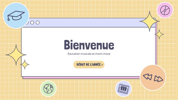 Rentrée en Éducation musicale et chant choral