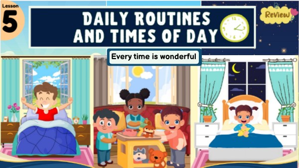 L3U4L5 - Daily Routines | Genially
