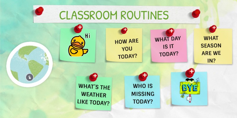 Classroom routines English