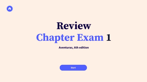 Review for Chapter Exam 1 | Genially