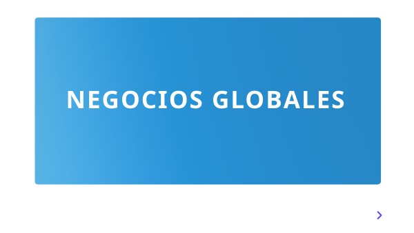 Negocios globales Encuadre