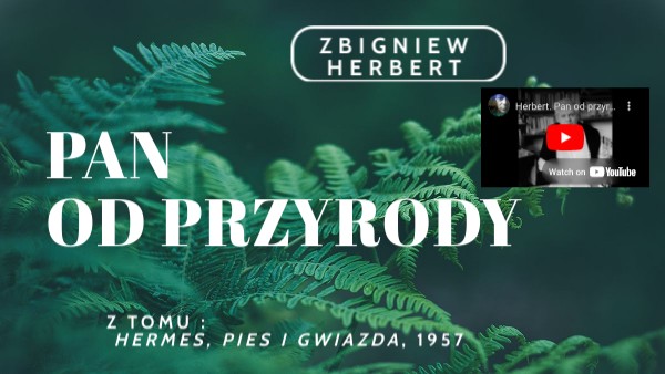 PAN OD PRZYRODY | Genially