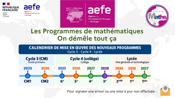 Copie - Les Programmes de Mathémat
