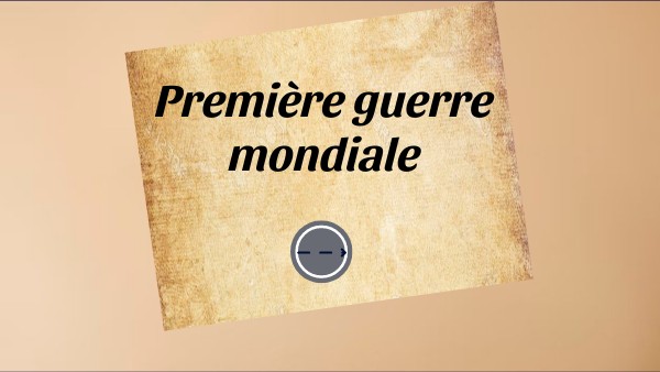 Quiz 1ere guerre mondiale