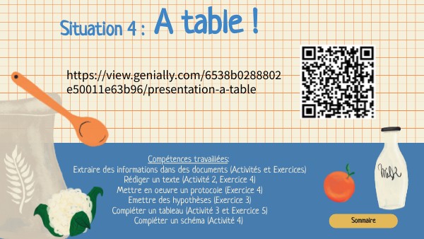 A table ! | Genially