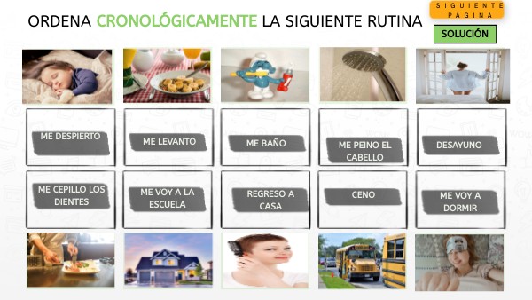 EVALUACIÓN RUTINAS DIARIAS