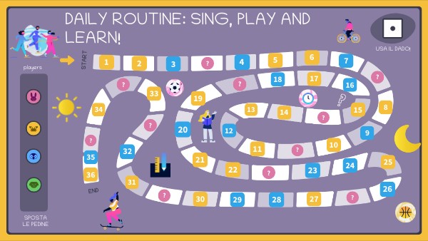 Daily routine: sing, play and learn! | Genially