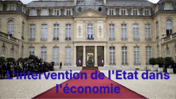 L'intervention de l'Etat