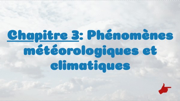Météo climat 4ème