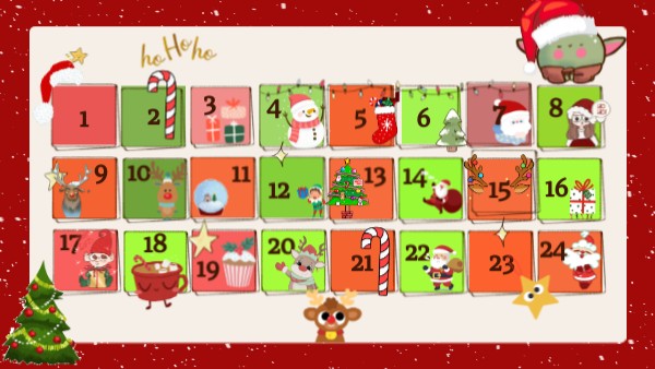 6e Advent calendar | Genially
