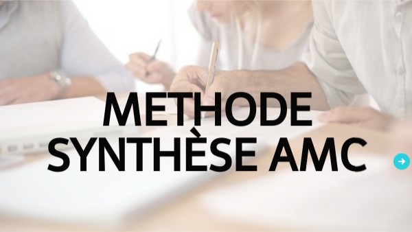 MÉTHODE SYNTHÈSE