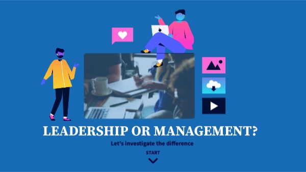 Leadership vs Management Interactive | Genially