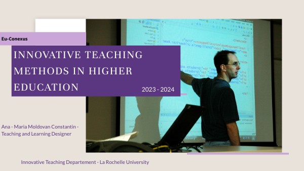 Innovative teaching methods in higher education 2023 | Genially
