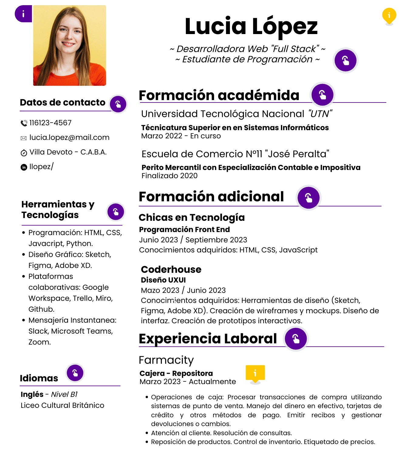 #CET - Modelo de CV | Genially