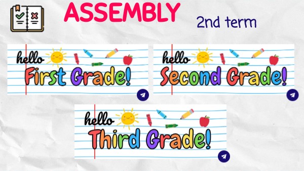 2nd term English Assembly | Genially