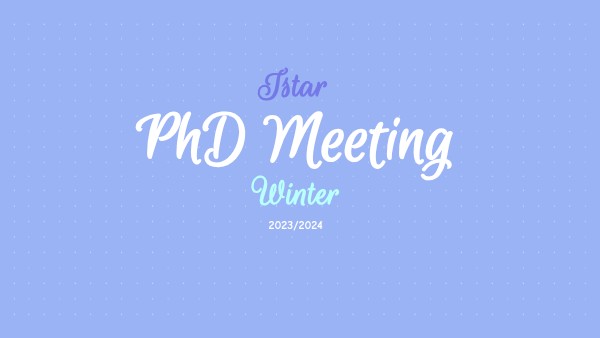 PHD MEETING WINTER 2023/2024