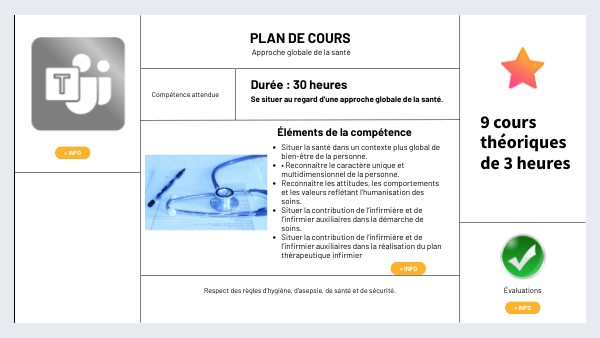 C2 Plan de cours SASI individualisé | Genially