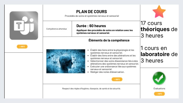 C12 Plan de cours SASI individualisé | Genially