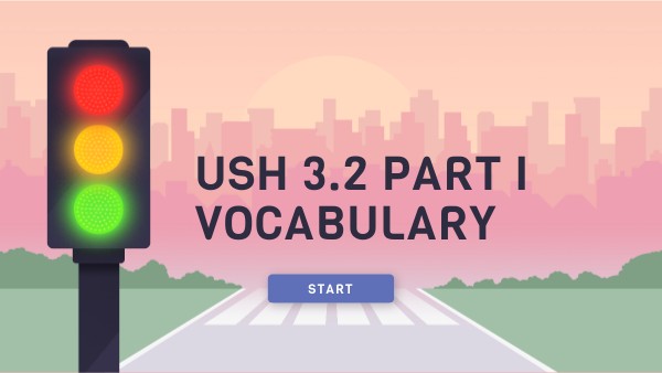 USH 3.2 Part I Vocab