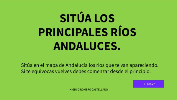 SITUA LOS RÍOS DE ANDALUCÍA | Genially
