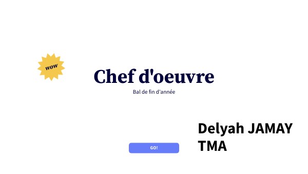 Chef d'oeuvre | Genially