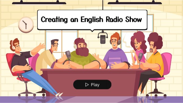 Practice. Creating an English Radio Show | Genially