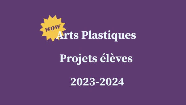Arts Plastiques Cycle 3