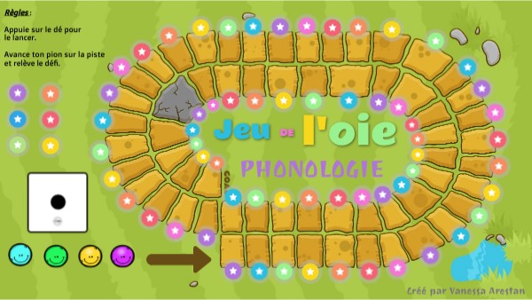 Boîte de Jeu de l'oie : phonologie
