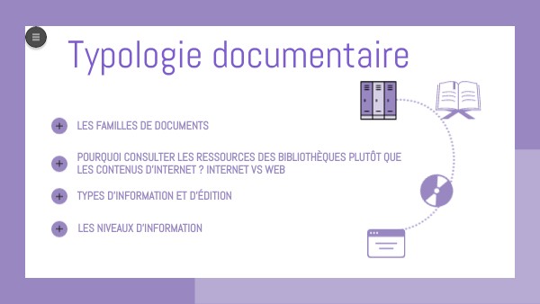 TypologieDocumentaire