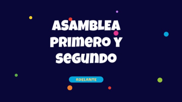 ASAMBLEA PRIMERO