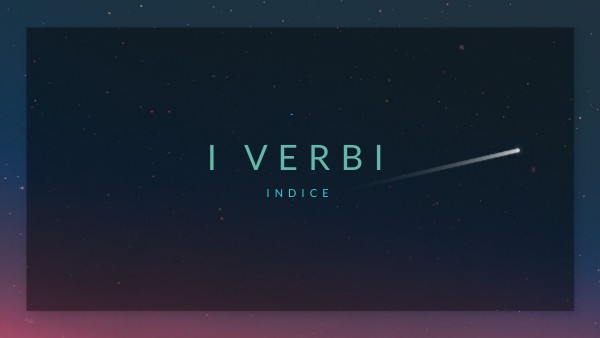 I VERBI | Genially