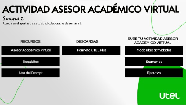 Semana 2 + | Actividad Colaborativa | Genially