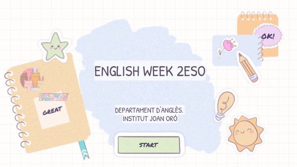 ENGLISH WEEK 2ESO | Genially