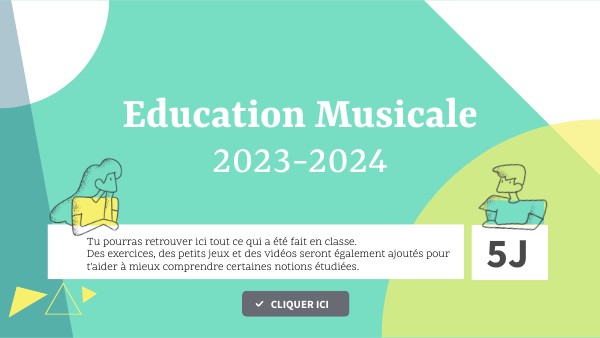 Progression 5J - EdMus 2023-2024 | Genially