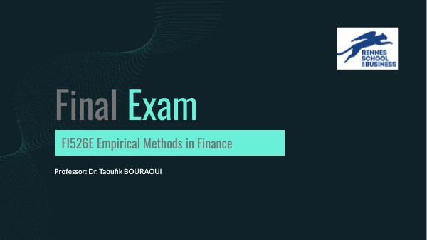 Final Exam FI526E (Rennes) | Genially