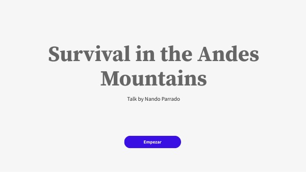 THE ANDEs | Genially
