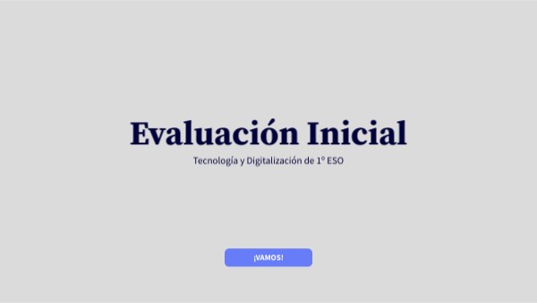 Prueba de evaluación inicial | Genially