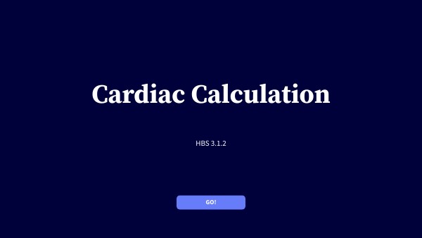 3.1.2 Cardiac Calculation | Genially