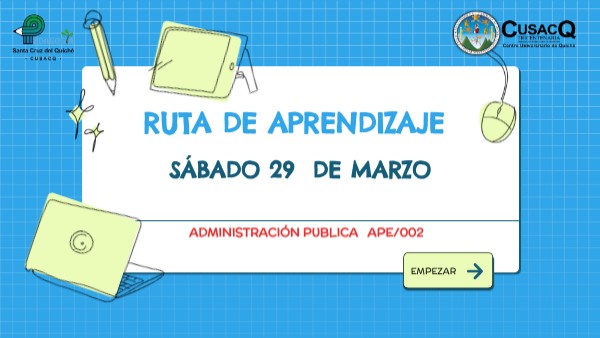 Ruta AP 29 de Marzo | Genially
