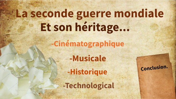 Oral du Brevet (La seconde Guerre Mondiale) | Genially