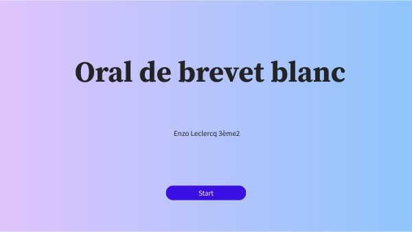 Présentation interactive basique | Genially