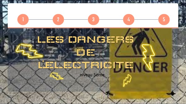 les dangers de l'électricité | Genially