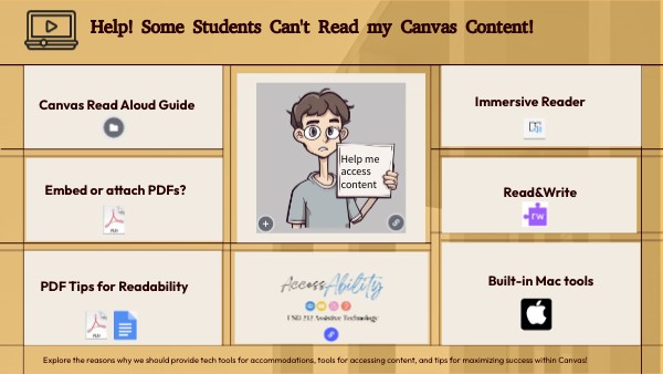 Help! Some Students Can't Read My Canvas Content! | Genially