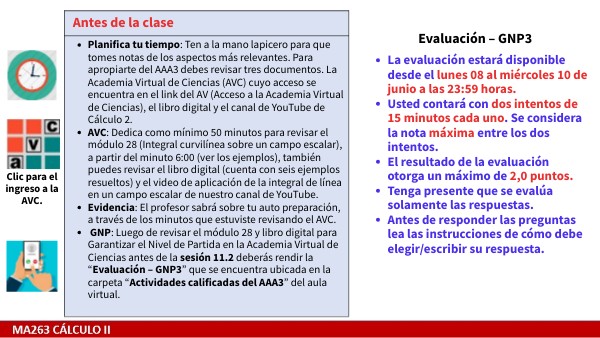 Antes de la clase AAA3 | Genially