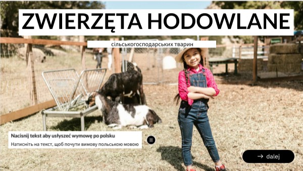 ZWIERZĘTA HODOWLANE