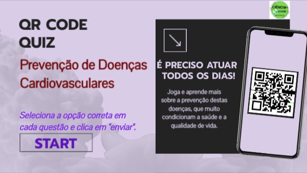 Quiz código qr_Prevenção de D. Cardiovasculares | Genially