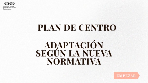 PLAN DE CENTRO | Genially
