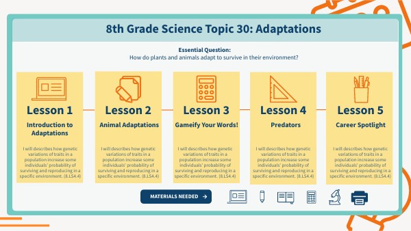 Topic 30 Landing Page 8th S | Genially