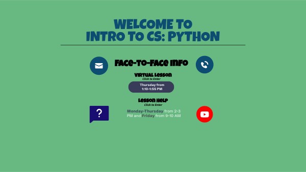 Python Front Page