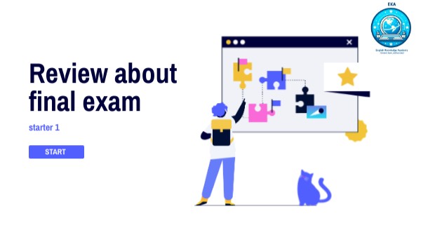starter 1-review about final exam | Genially